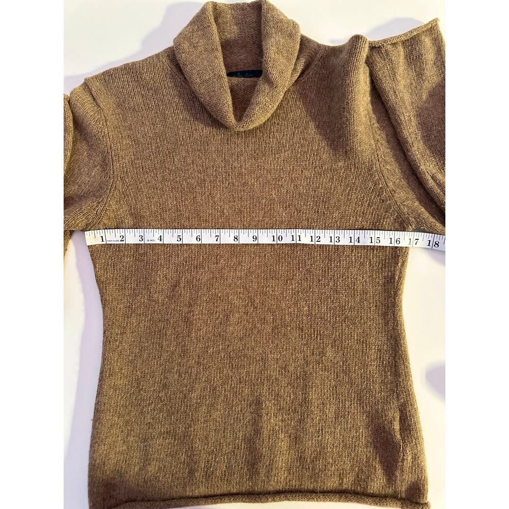 Boden Brown Turtleneck Lambswool Angora Blend Knit Sweater Size Medium Roll Neck - Picture 8 of 10